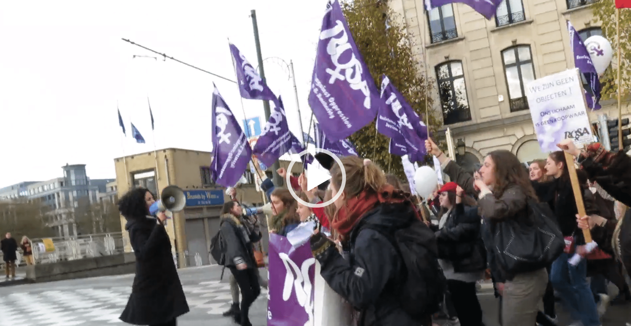 25 novembre – Manifestation combative à Bruxelles contre les violences faites aux femmes