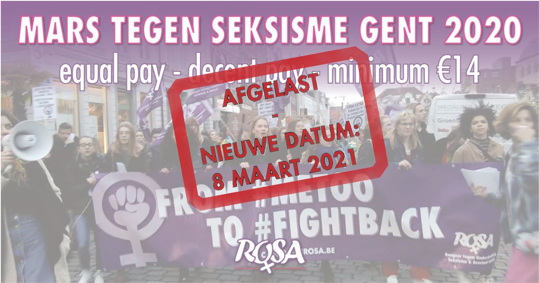 Coronavirus. La marche de Gand contre le sexisme est annulée